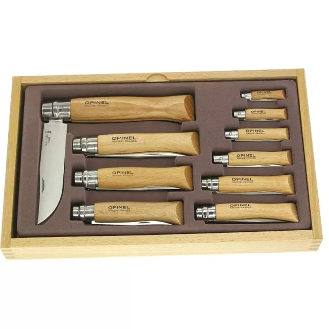Opinel комплект 001314 стъклен капак stainless steel