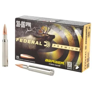 Federal 30-06 Berger Hibrid Hunter 10,9гр/168gr P3006BCH1