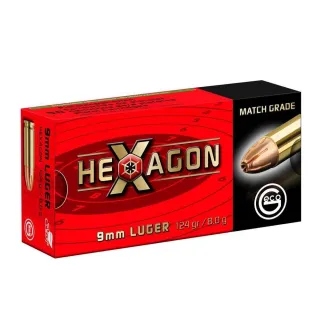 Geco 9x19 VM Hexagon 124gr/8,0гр
