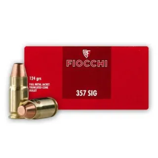 Fiocchi 357Sig FMJTC 124gr
