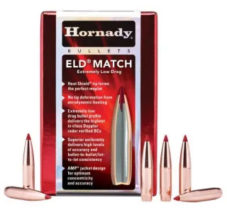 Куршум Hornady 6,5mm .264 ELD Match 147gr (100бр) 26333