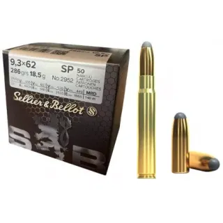 Sellier&Bellot 9,3x62 SP 18,5гр/286gr (50бр)
