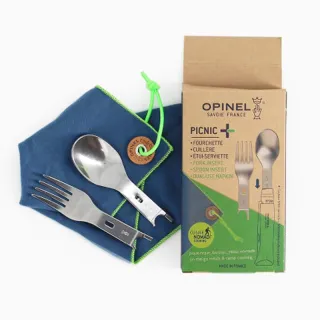 Приставки вилица и лъжица Opinel за No.8 inox 