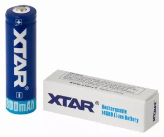 Батерия акумулаторна XTAR 14500/AA/R6 800 mAh PCB