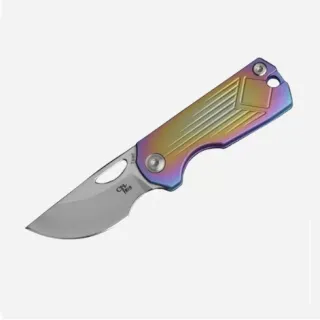 Сгъваем нож  CH KNIVES Toad D2 G-10 Titan Blue Colorful