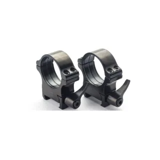Рингове weaver Rusan 30mm H8мм с палец и отвори за адапторна weaver планка 050-30AI1-8-R