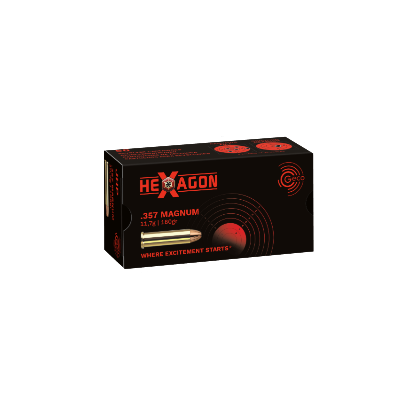  Geco 357mag Hexagon 11,7гр/180gr