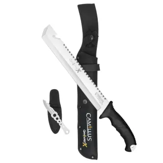 Мачете Camillus Carnivore X™ 18″ black handle 3Cr13 ABS 19299