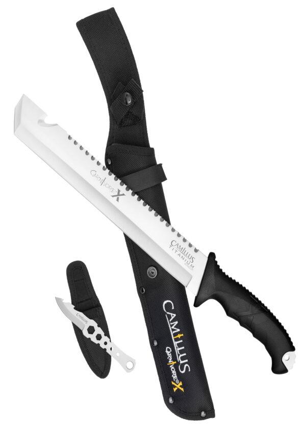 Мачете Camillus Carnivore X™ 18″ black handle 3Cr13 ABS 19299