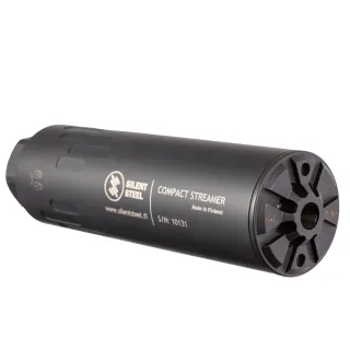 Супресор SILENTSTEEL Compact Streamer кал.7,62 MT27x1,5 стоманен черен