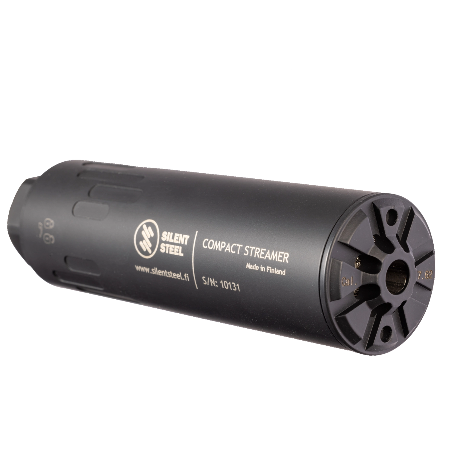 Супресор SILENTSTEEL Compact Streamer кал.7,62 MT27x1,5 стоманен черен