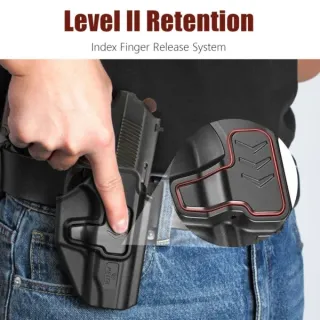 Кобур за Makarov OWB с бутон и лопатка RH черен
