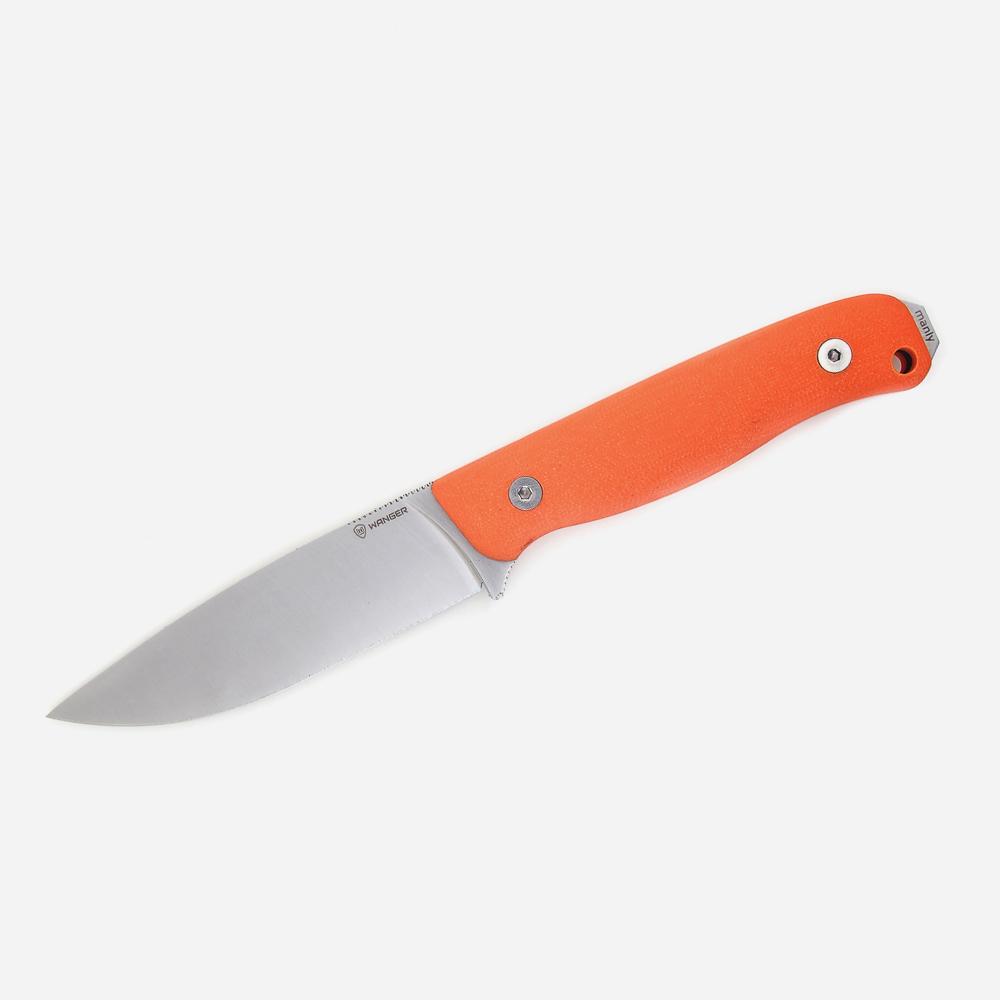 Manly WILD G10 orange D2 (1.2379) leather sheat