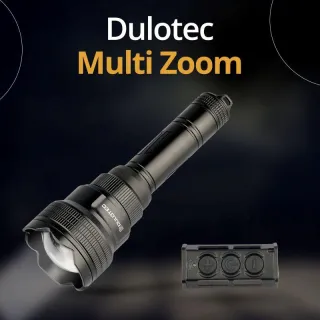 Фенер Dulotec Multi Zoom 1200Lum 1300m 21700 Li-ion с дистанционно