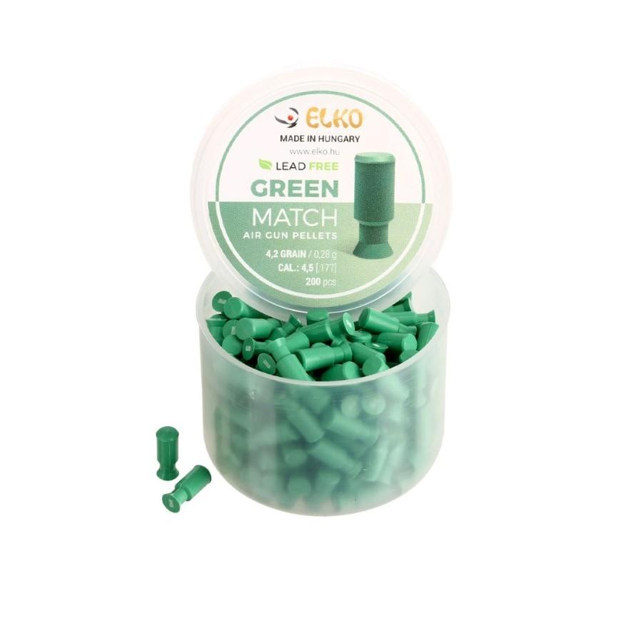 Сачми ELKO Green Match Lead Free кал.4,5мм/200бр 0,28гр