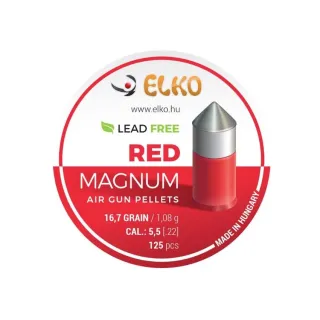 Сачми ELKO Red Magnum Lead Free кал.5,5мм/125бр 1.08гр