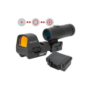 Бързомер Holosun HS510C RD 2MOA/65MOA QD Mount Solar + увеличител HM3X