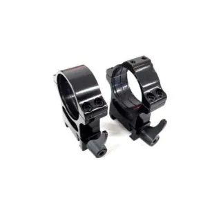 Рингове weaver Rusan 30mm H12мм с палец и отвори за адапторна weaver планка 050-30AI1-12-R