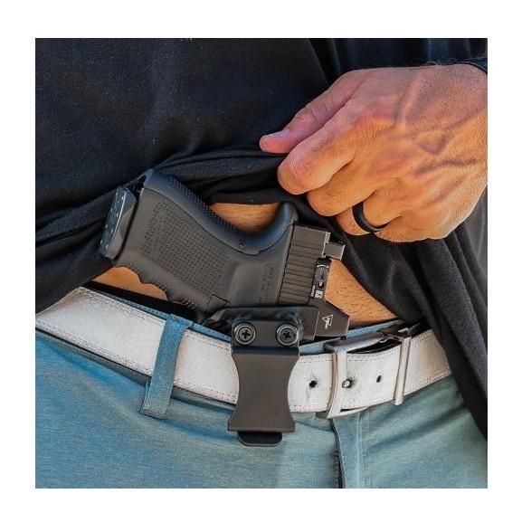 Кобур Rounded Universal Micro IWB black Glock43/43X двустранен