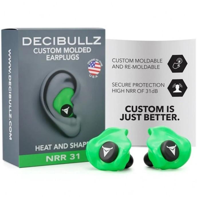 Тапи за стрелба Decibullz Custom Molded Earplugs – персонализирани тапи за уши с термоформоване