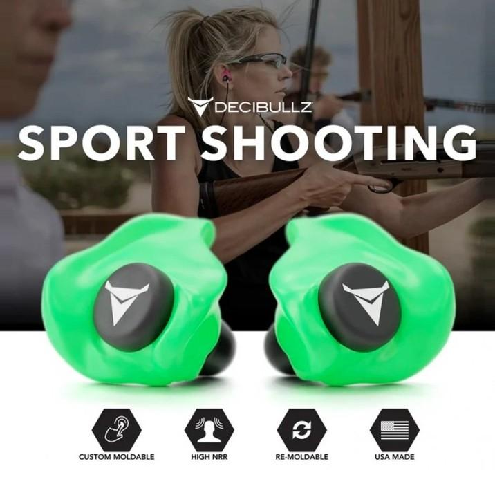 Тапи за стрелба Decibullz Custom Molded Earplugs – персонализирани тапи за уши с термоформоване