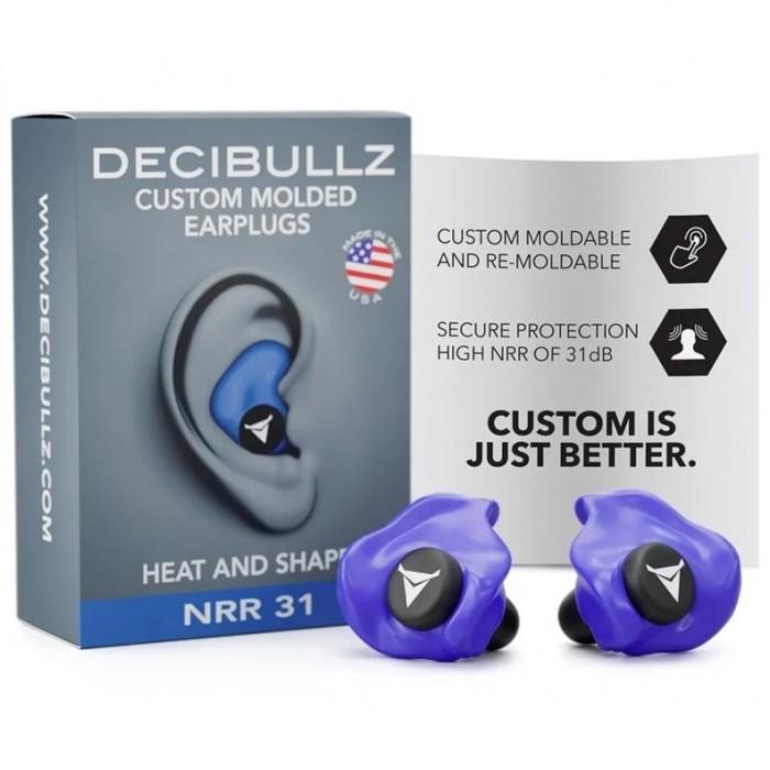 Тапи за стрелба Decibullz Custom Molded Earplugs – персонализирани тапи за уши с термоформоване