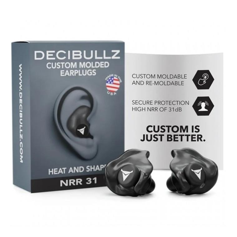 Тапи за стрелба Decibullz Custom Molded Earplugs – персонализирани тапи за уши с термоформоване
