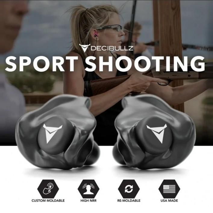 Тапи за стрелба Decibullz Custom Molded Earplugs – персонализирани тапи за уши с термоформоване
