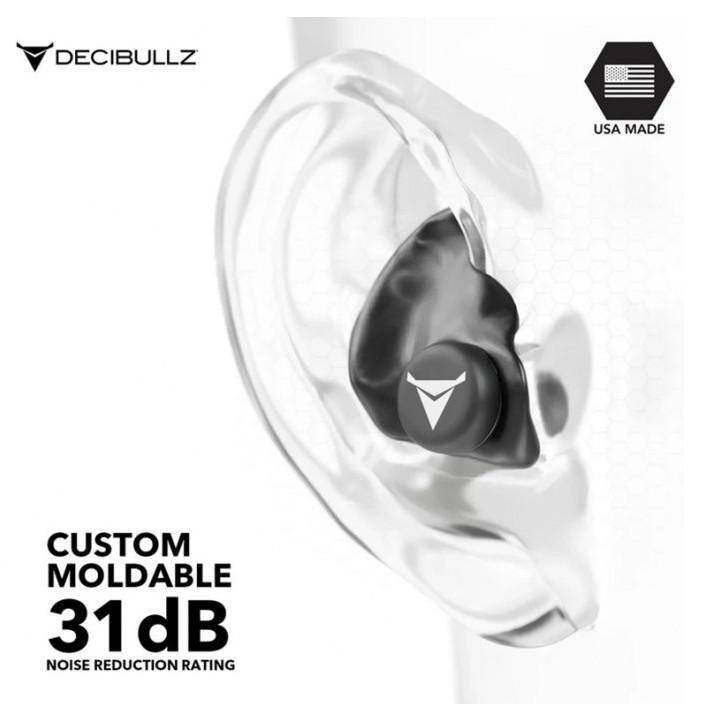 Тапи за стрелба Decibullz Custom Molded Earplugs – персонализирани тапи за уши с термоформоване