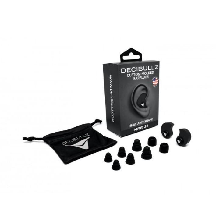 Тапи за стрелба Decibullz Custom Molded Earplugs – персонализирани тапи за уши с термоформоване