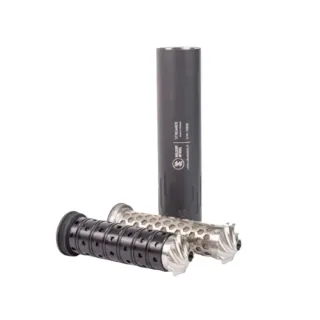 Супресор SILENTSTEEL Streamer Flow кал.7,62 15x1 алуминиев черен