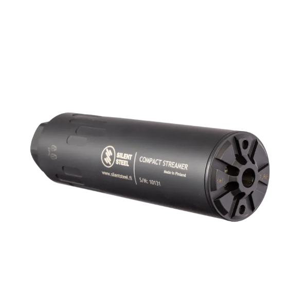 Супресор SILENTSTEEL Compact Streamer кал.5,56 MT27x1,5 стоманен черен