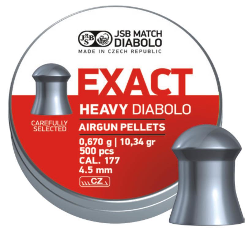 Сачми Exact Heavy Diabolo - 0,670g/4.52mm, 500 бр