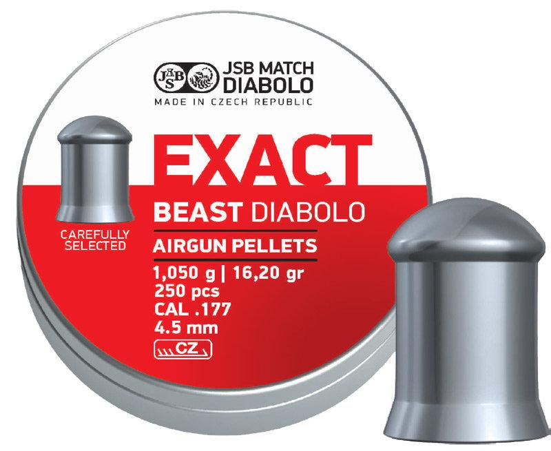 Сачми Exact Beast Diabolo - 1,050g/4.52mm, 250 бр