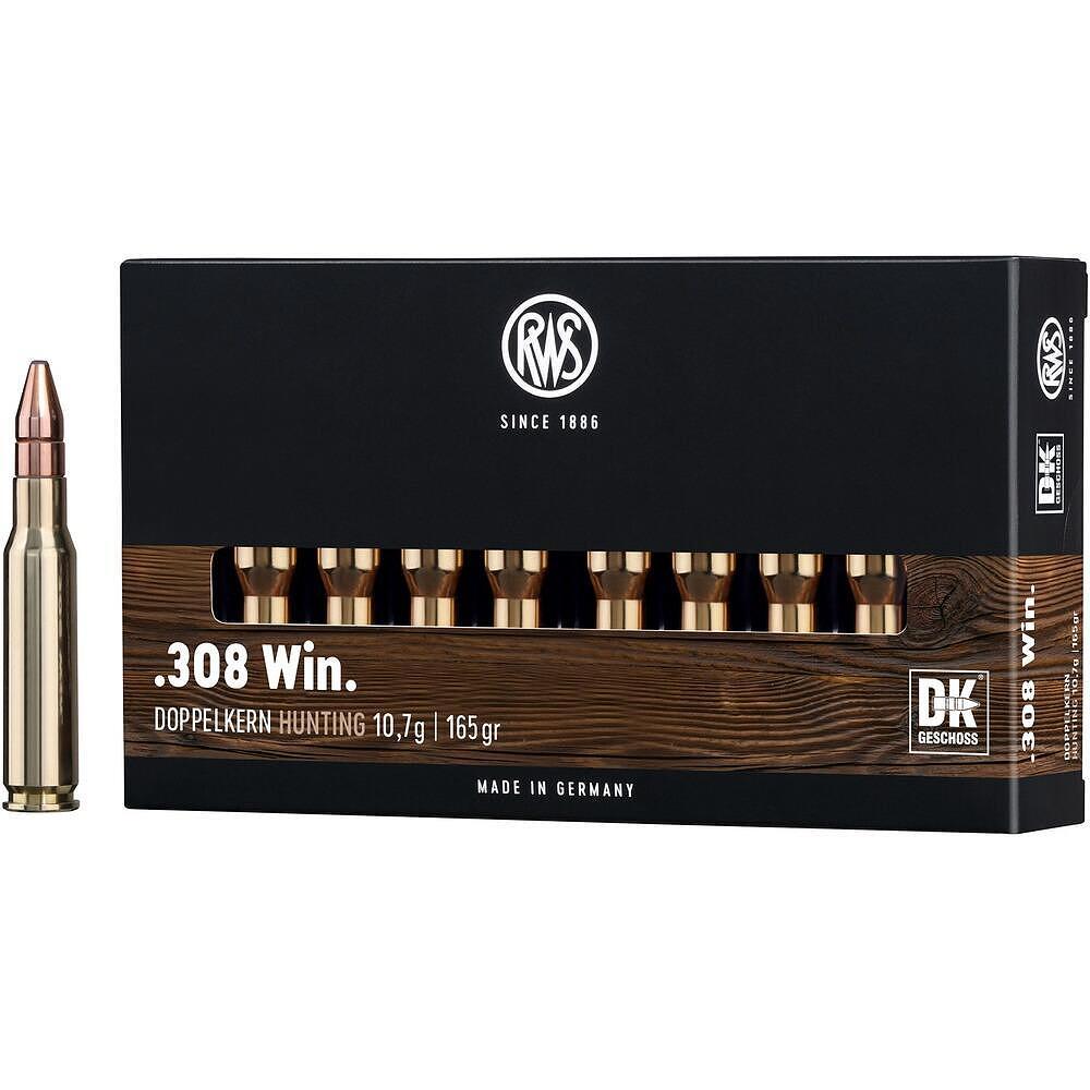 Патрони RWS DK - .308 Win, 10.7 g /165 gr