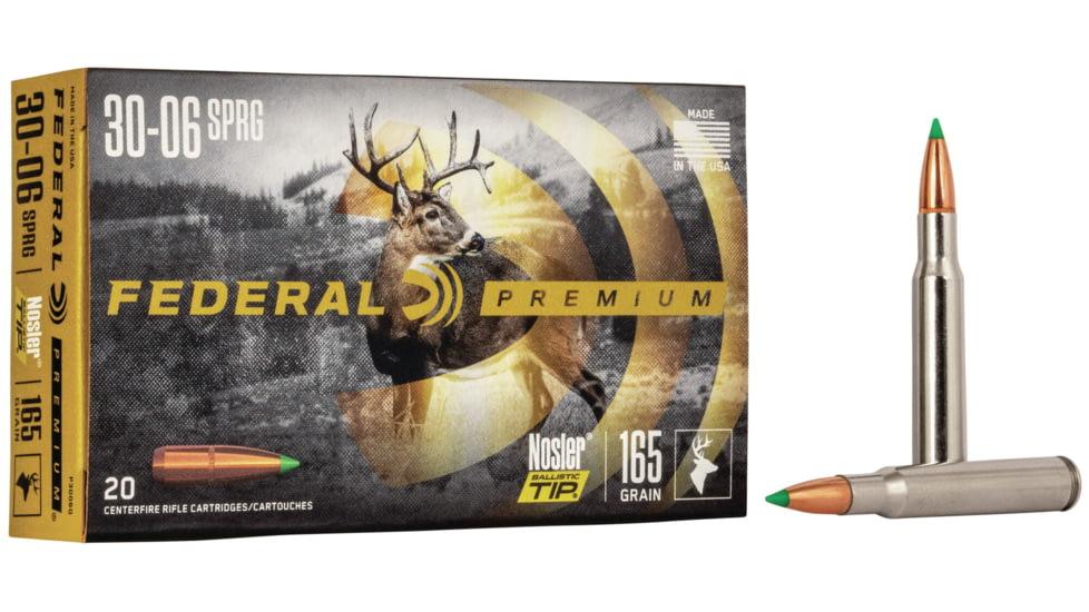 Federal 30-06 Nosler BT 10,7гр/165gr 3006Q