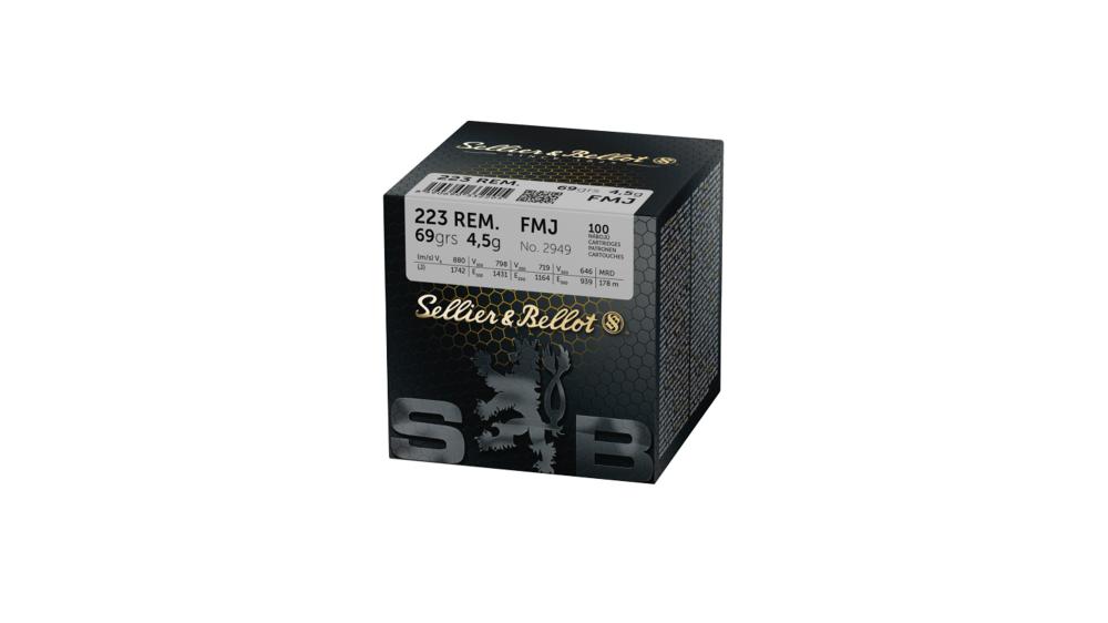Карабинни п-ни Sellier Bellot 223Rem FMJ 4,5гр/69gr