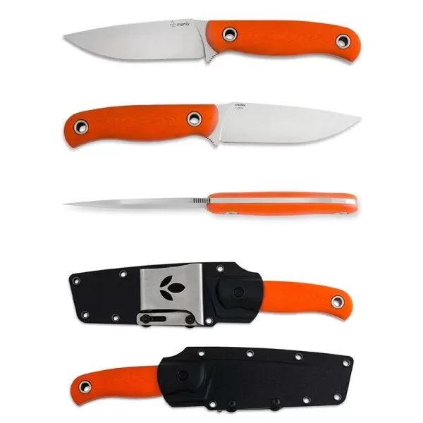 Нож Manly Crafter G10 Orange RWL-34 kydex sheat