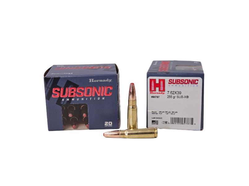 Карабинни п-ни Hornady 7,62х39 16.57гр/255gr.SUB-X 80787