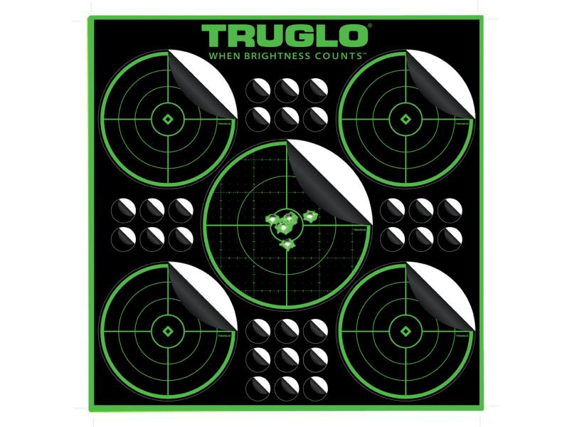 Мишена Truglo 5-Bullseye оцветяваща 30см x 30см TG-TG11A..