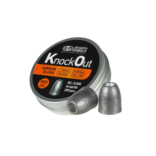 Чашки JSB KO Slug MKII .216-5,5mm/200