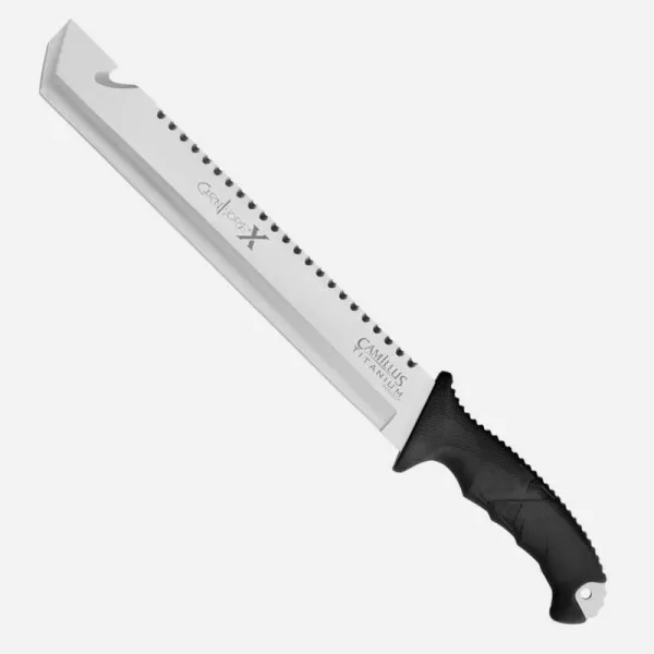 Мачете Camillus Carnivore X™ 18″ black handle 3Cr13 ABS 19299