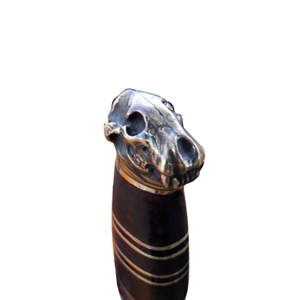 Нож Ego Mod.25 с череп на мечка
