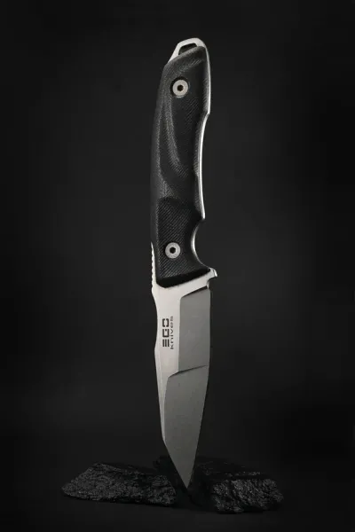 Нож Ego Mod.58 Venom N690 G10 черна ръкохватка и кания Kydex