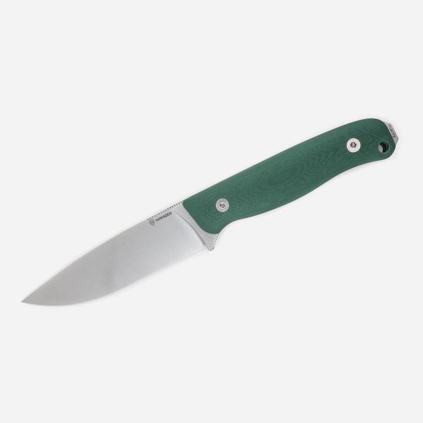Manly WILD G10 military green D2 (1.2379) leather sheat