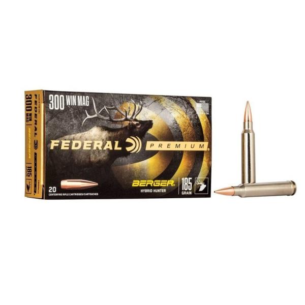 Карабинни п-ни Federal 300WM Berger Hybrid Hunter 12,00гр./185gr P300WBCH1