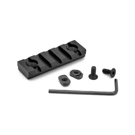 Планка picatinny Vekt Defense M-Lock алуминий 6061-Т6 5 канала 57мм SCRAAM-52
