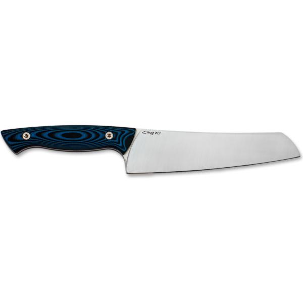 Кухненски нож Manly CHEF 18 SET 14C28N black/blue