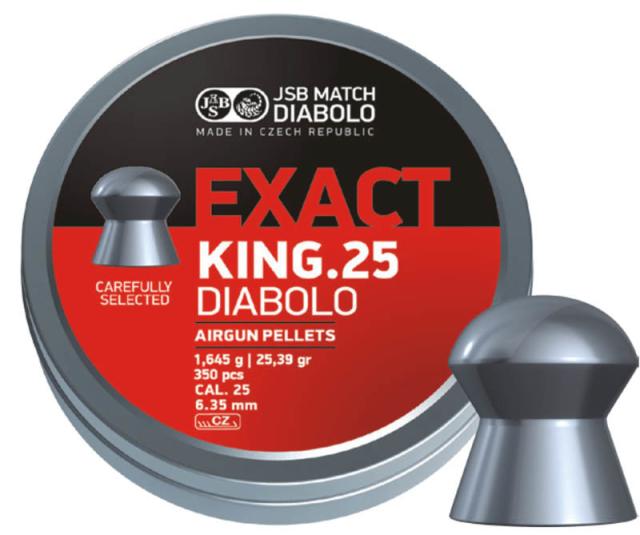 Сaчми Exact King .25 Diabolo -  1,645g/6.35mm, 350 бр
