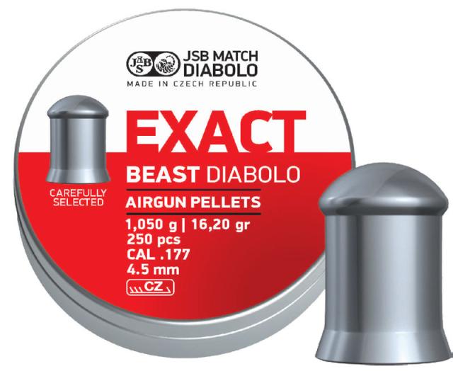 Сачми Exact Beast Diabolo - 1,050g/4.52mm, 250 бр